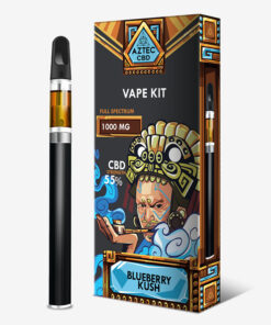 Aztec Full Spectrum CBD Vape Kit 1000mg - Blueberry Kush
