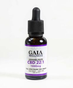 GAIA | FULL SPECTRUM 22:1 CBD:THC DROPS | 1000MG UK