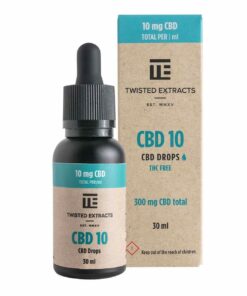 Twisted Extracts Oil Drops CBD UK – Orange (300mg CBD – 30ml)