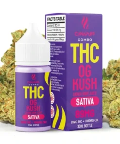 CanaPuff THC/1000mg CBC – OG Kush 89mg THC – Liquid, 30 ml
